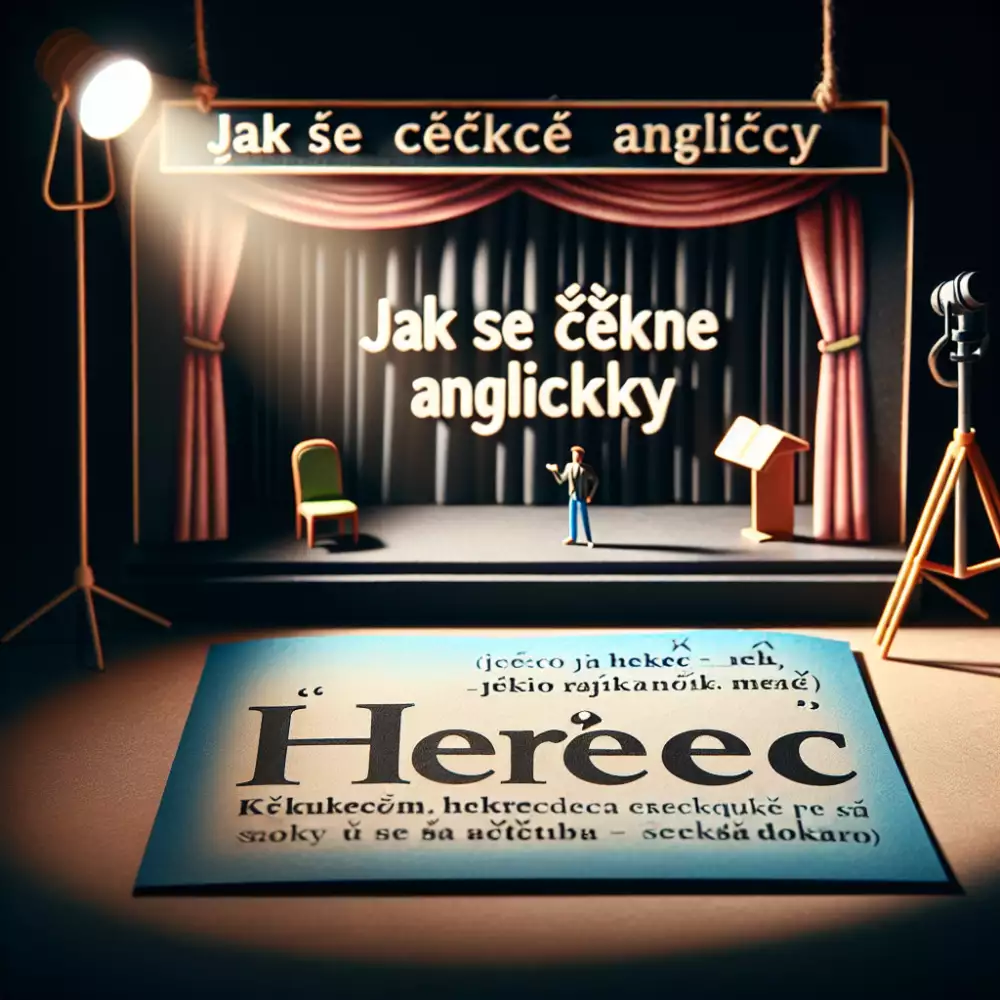 herec anglicky